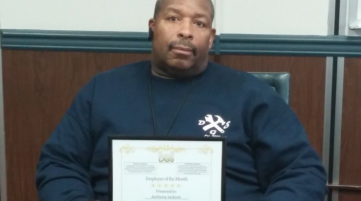 Congrats to Anthony Jackson, the March 2016 Employee of the Month! 